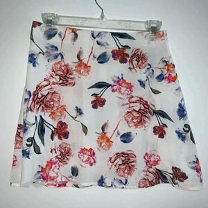 Forever 21 Floral Mini Skater Skirt​​